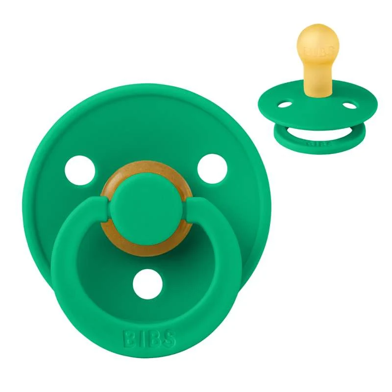 BIBS Round Colour pacifier - sz. 1 - natural rubber - Cactus