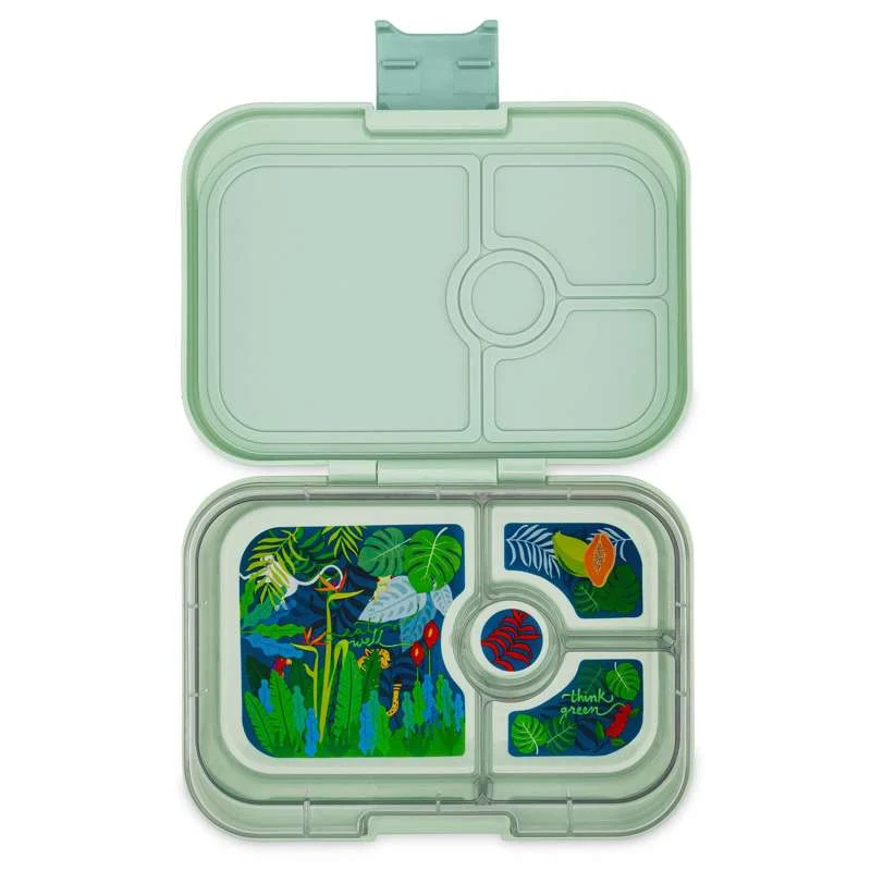 Yumbox Matlåda - Panino - 4 rum - Sage Green/Jungle