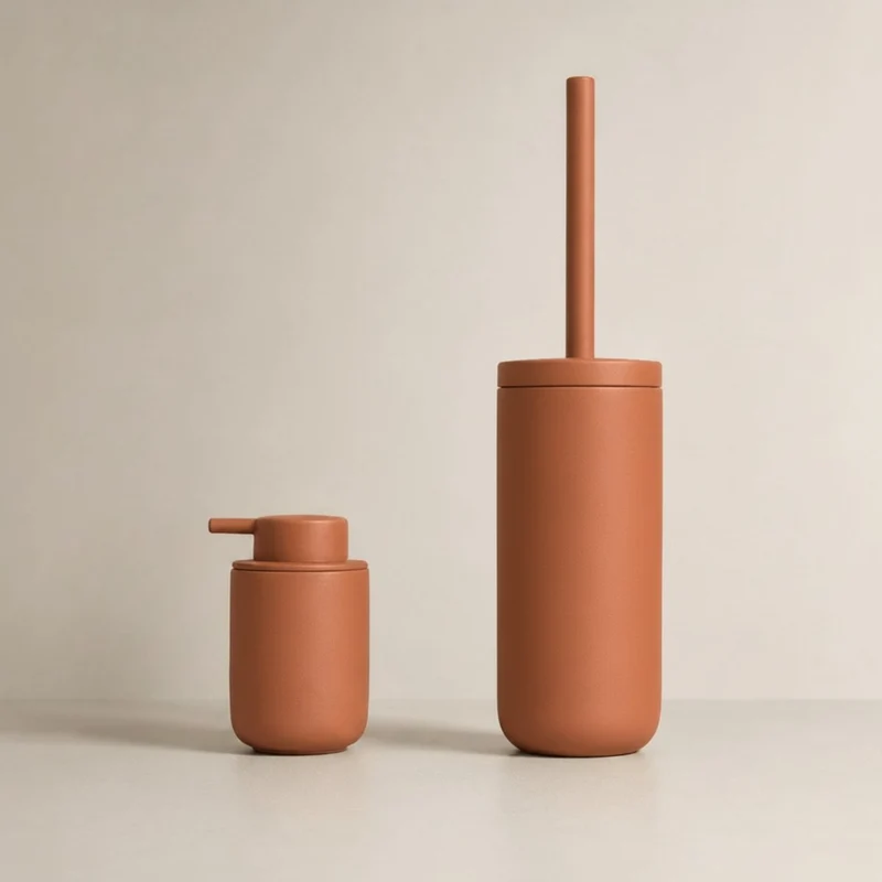 Badrumsuppsättning Ume terracotta