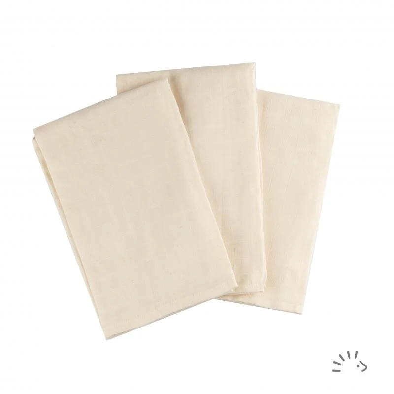 Σέτ 3 Πάνες Μωρού Muslin Μουσελίνα Popolini 70x70 cm