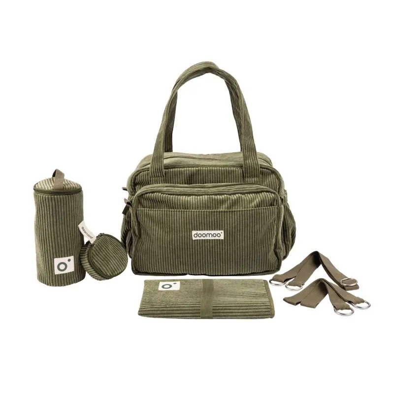 Doomoo Pusletaske m. Tilbehør - Manchester Khaki