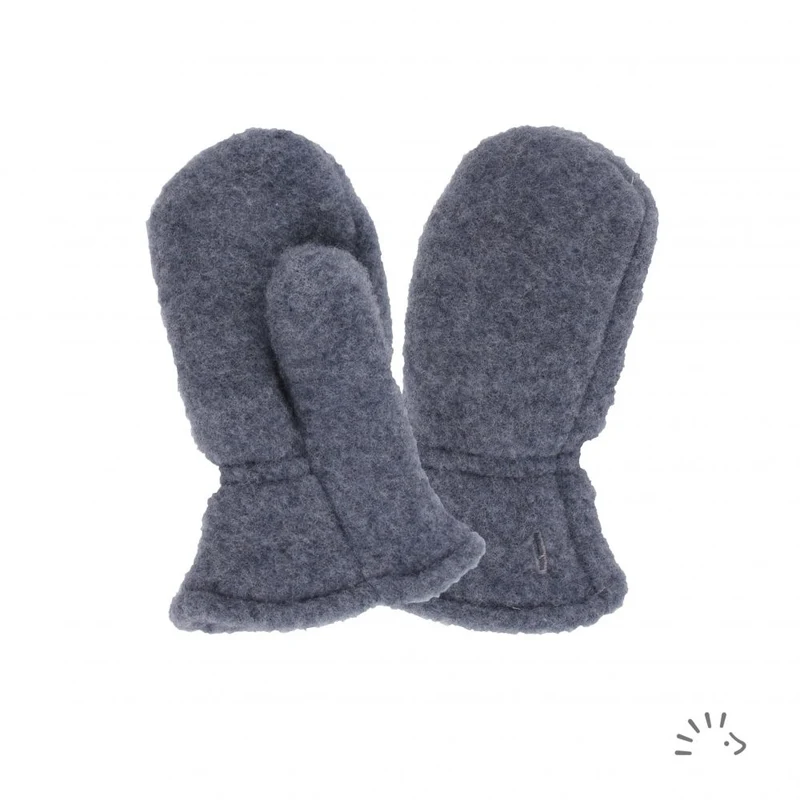 Παιδικά Γάντια απο απαλό Μαλλί Wool Fleece 'Grey'