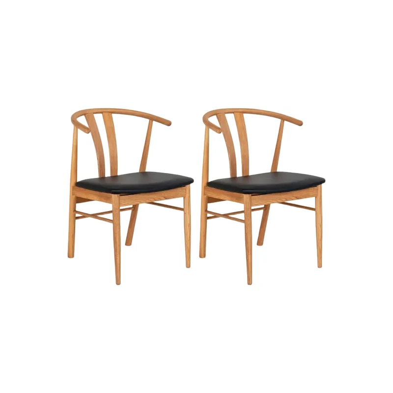 2-pk Artenara matstol ekfurnär