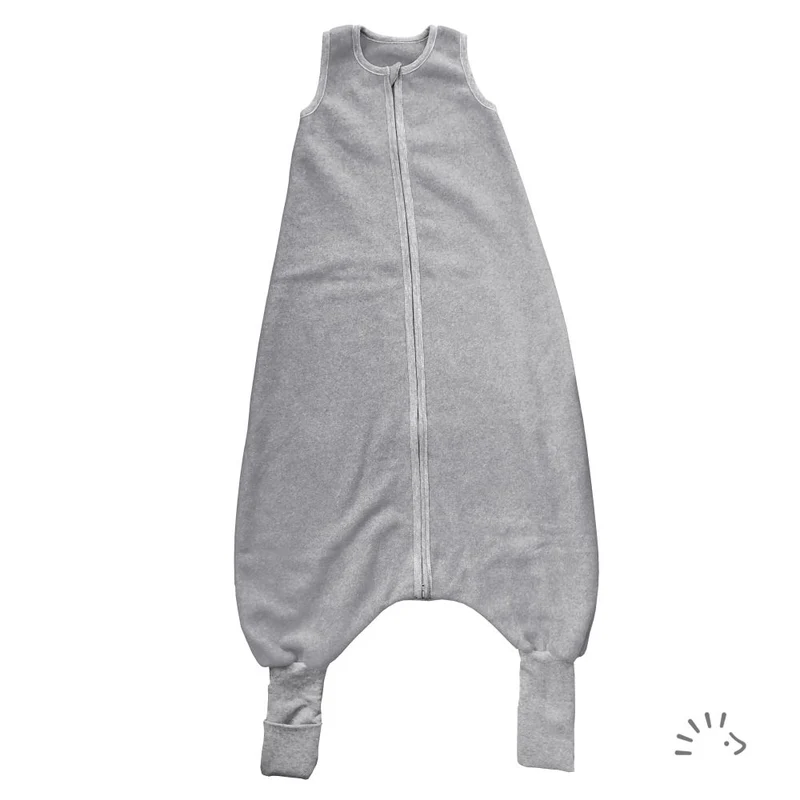 Υπνόσακος με Πόδια Cotton Fleece Grey Melange 1.5 TOG