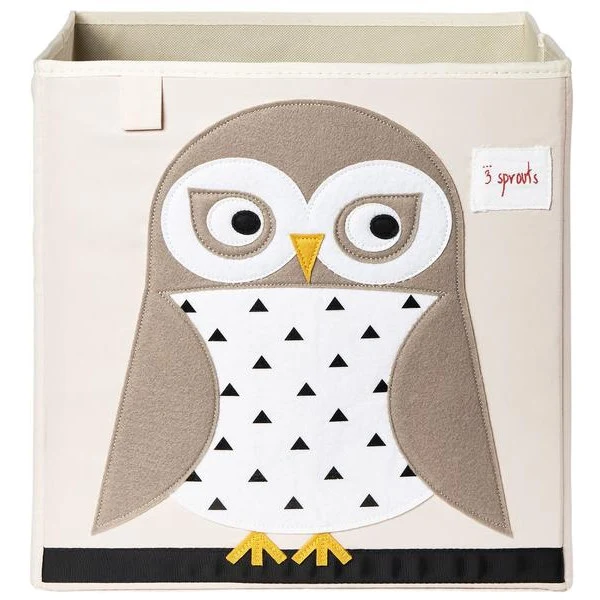 Κουτί για Παιχνίδια Τετράγωνο 'Owl'
