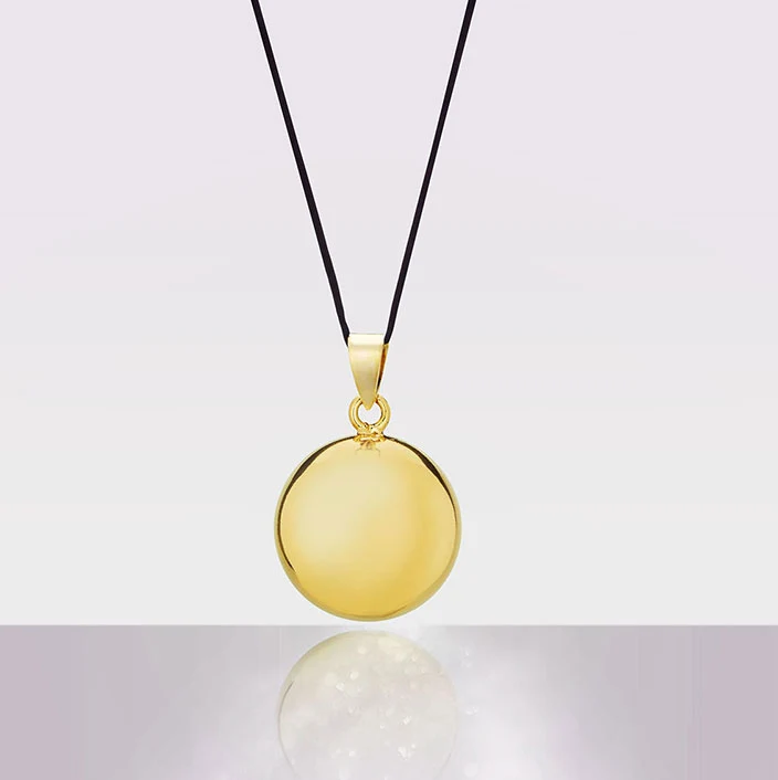 Μουσικό Μενταγιόν Εγκυμοσύνης Glossy Gold