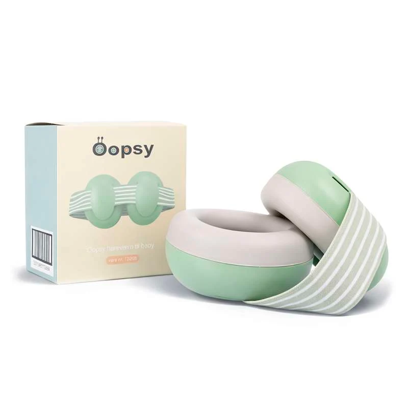 Oopsy Hörselskydd för baby och småbarn - Grön
