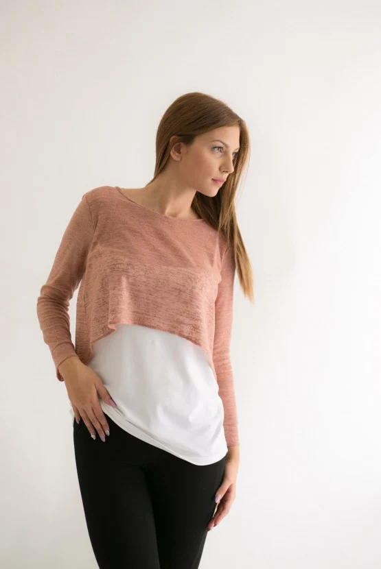 Μπλούζα θηλασμού Caramel Knitted Top