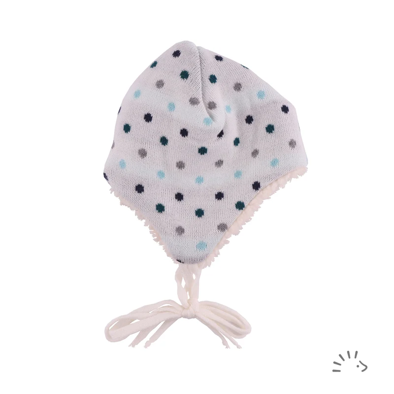 Σκουφάκι Πλεκτό από Μαλλί Merino Snognuff Dots