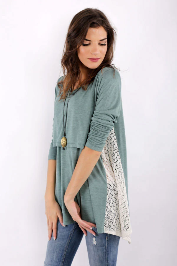 Μπλούζα Εγκυμοσύνης και Θηλασμού Triangle Lace Top