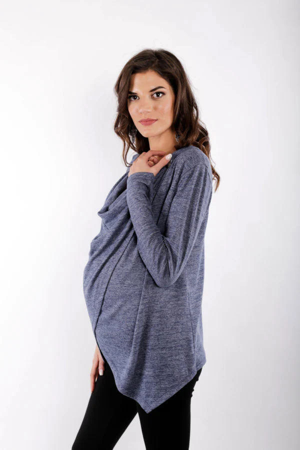 Πουλόβερ Εγκυμοσύνης και Θηλασμού Warm knitted Top