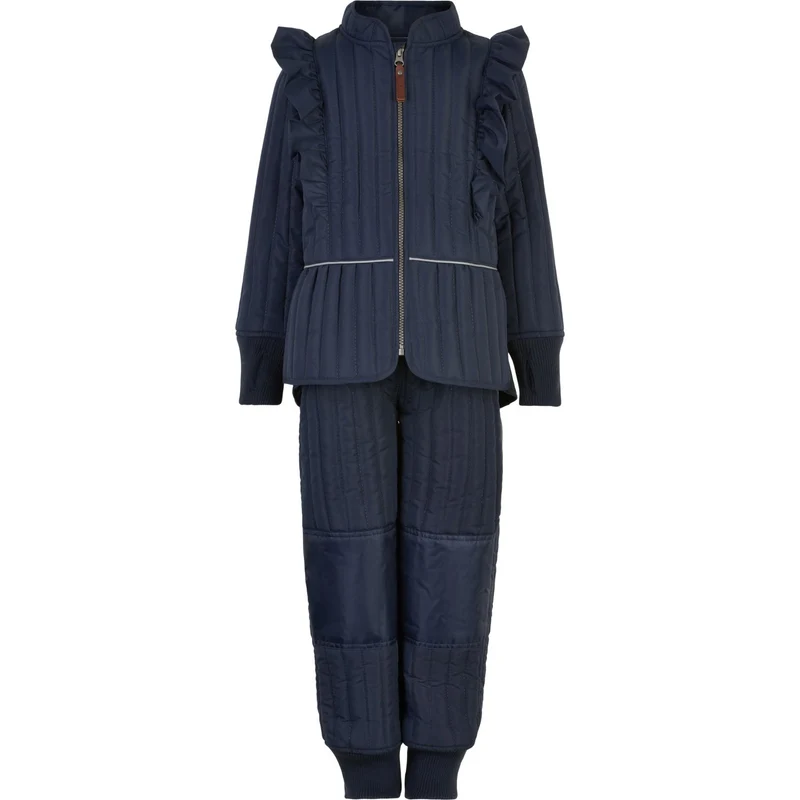 En Fant Blue Night Termisk Sett Girl - Solid