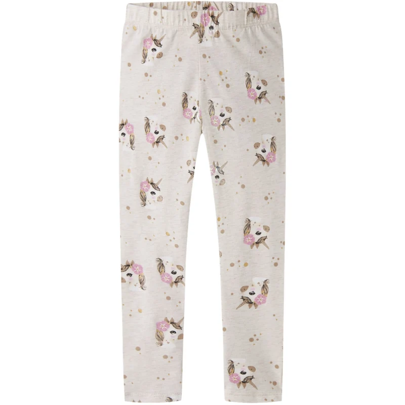 Name It Peyote Melange Nmfjalisa Slim Leggings
