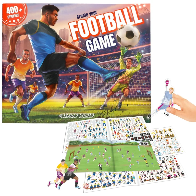 TRENDS by Depesche Create Your Football Game Stickerbook