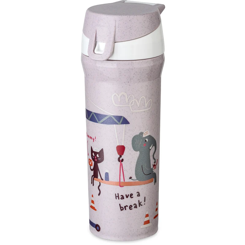 Koziol Organic Purple Grey Water Flaske 500Ml Stan 0,5 Trucks