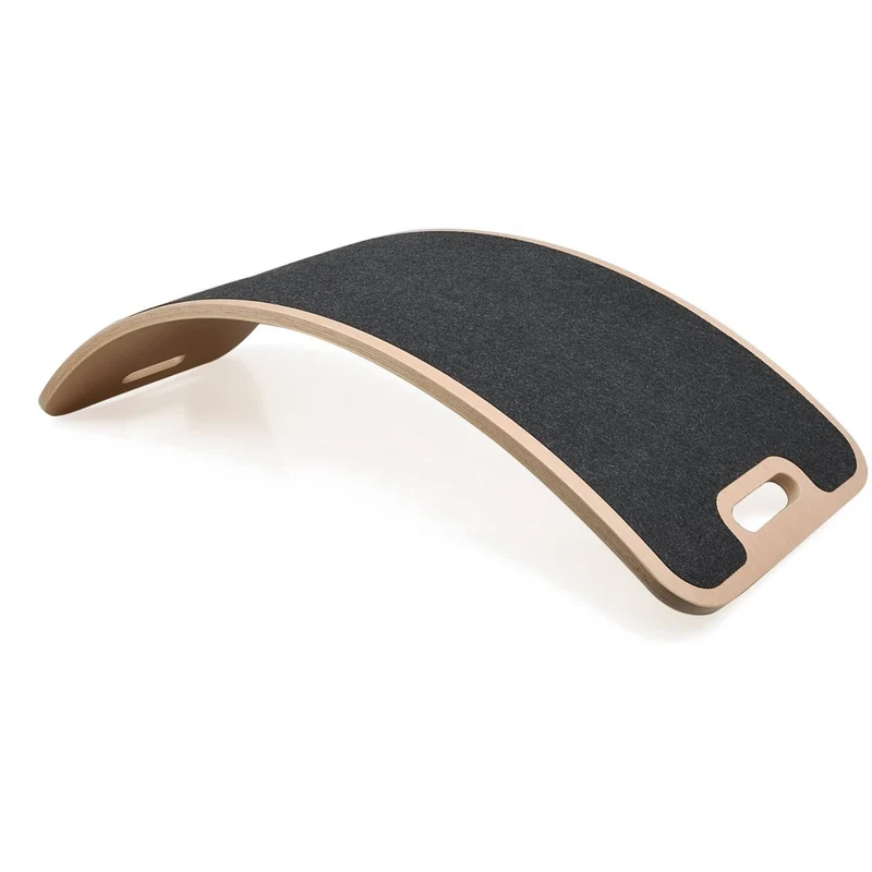 Curve Lab Grey Perfect Arc Balance Board Felt