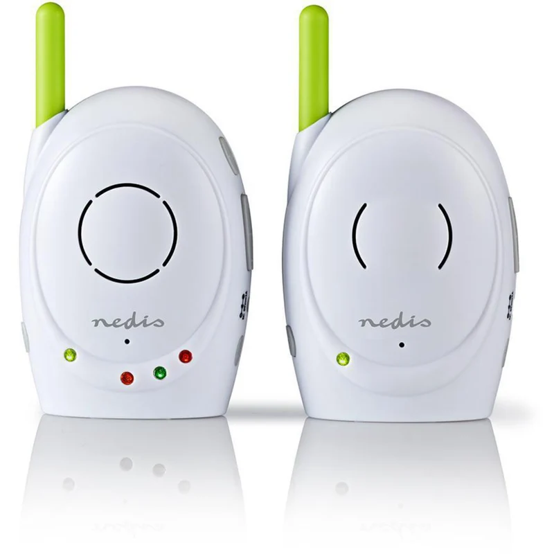 Nedis White/Green Wireless Babycall