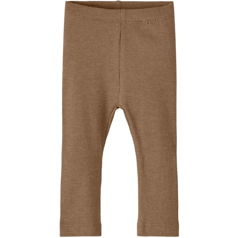 Name It Toasted Coconut Melange Nbnkab Leggings Noos
