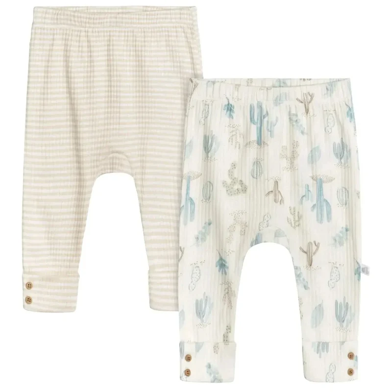 Just Born Desert Cactus Pants 2 pk