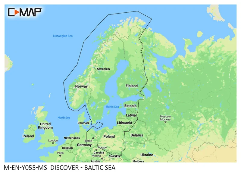 C-MAP Discover Östersjön