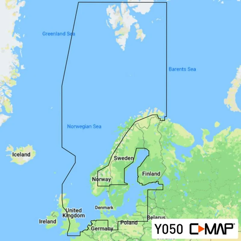 C-MAP EN-Y050-MS north/cent eur