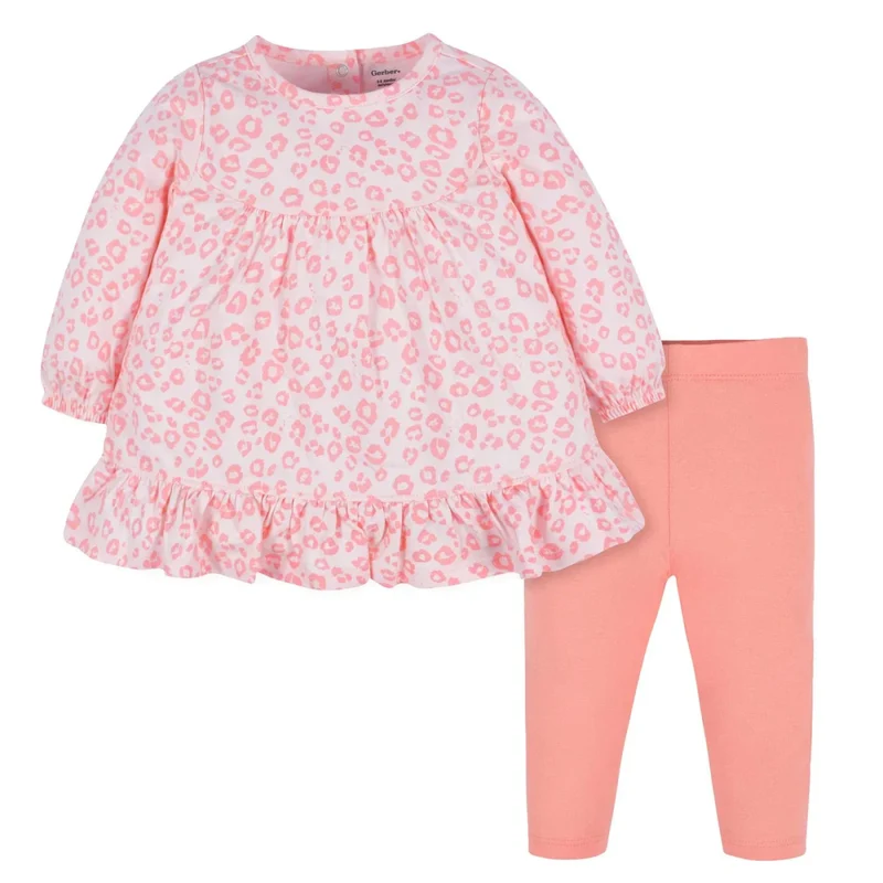 Gerber Childrenswear Leopard 2 Pc Set