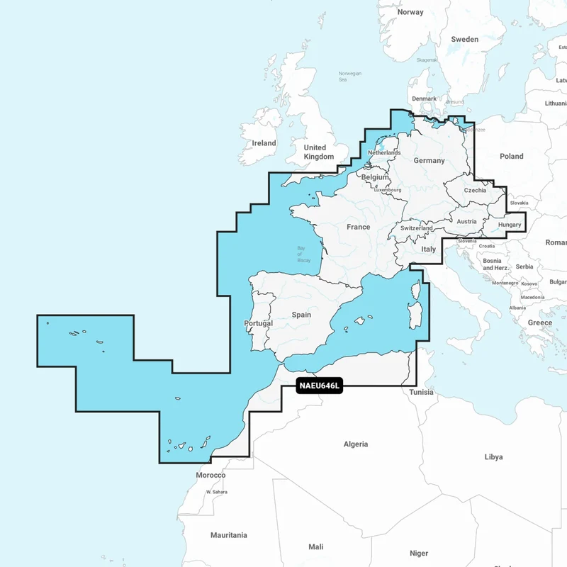 Navionics+ Large Europe, Central & West