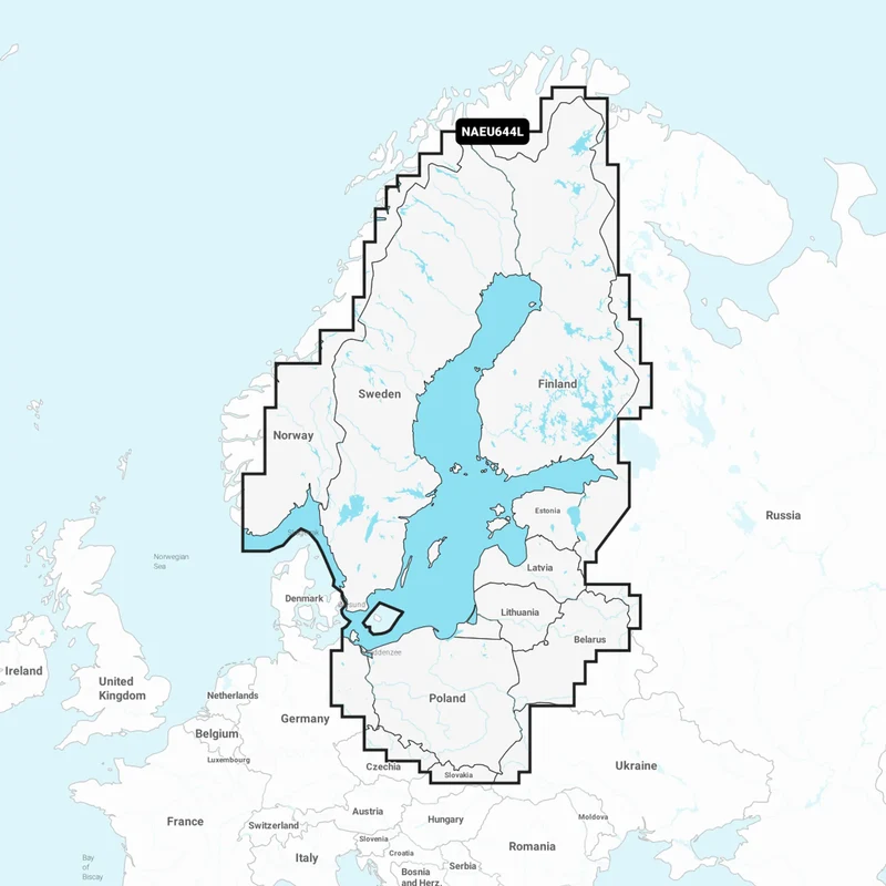 Navionics+ Large Baltic Sea