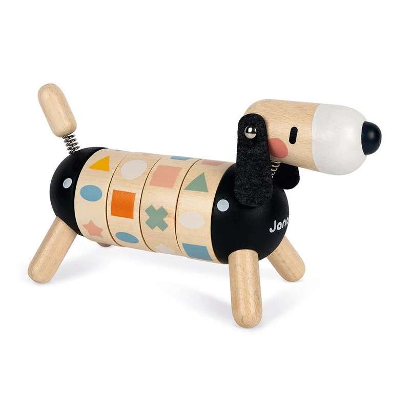 Janod Sweet Cocoon Shapes and Colours Dog