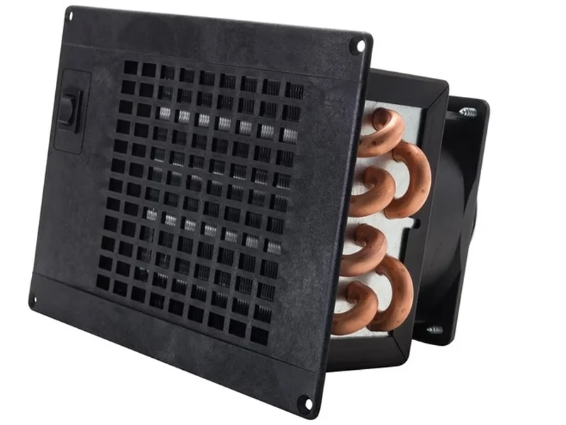 Fläktelement 12V 1.7kW Ø16 Silenco FAI Svart front