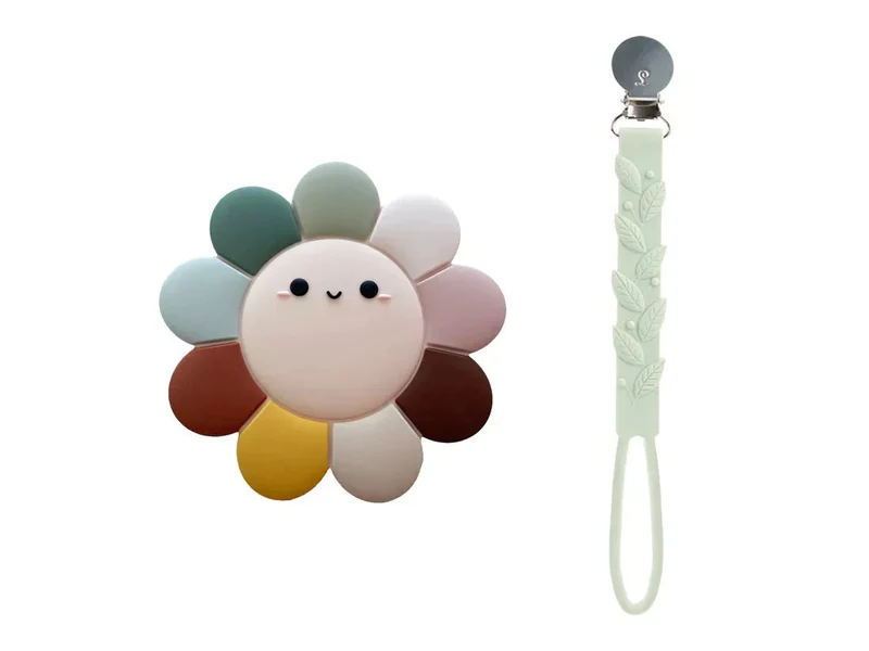 LOULOU LOLLIPOP - Daisy Silicone Teether Set Daisy