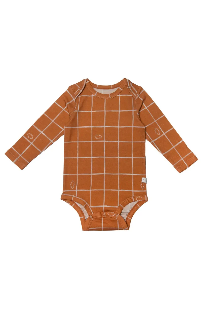 LOULOU LOLLIPOP - Long Sleeve Bodysuit Oak Leaves