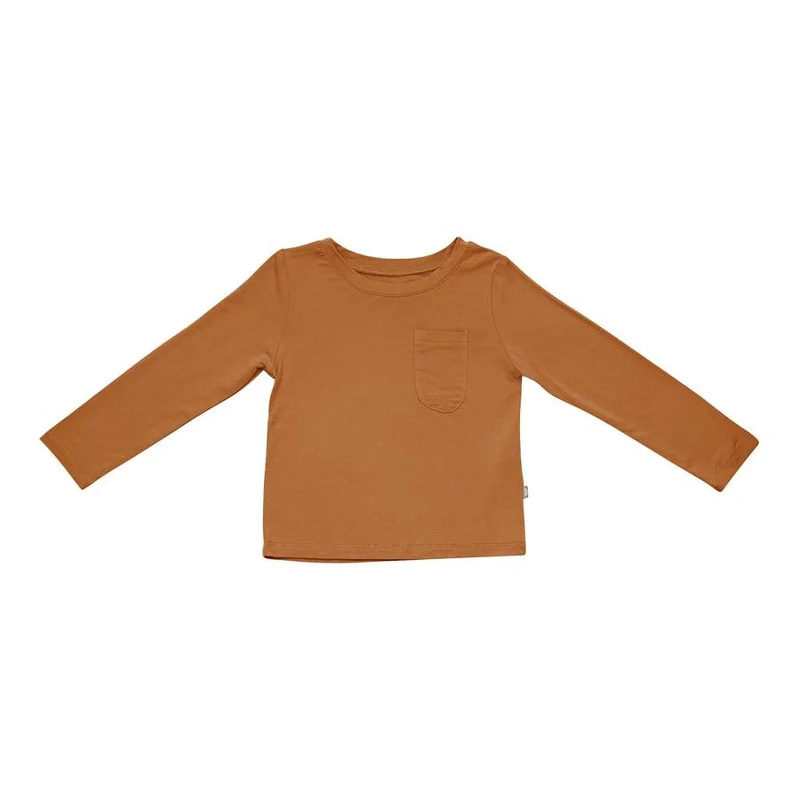 Kyte Baby - Long Sleeve Toddler Unisex Tee - Nutmeg