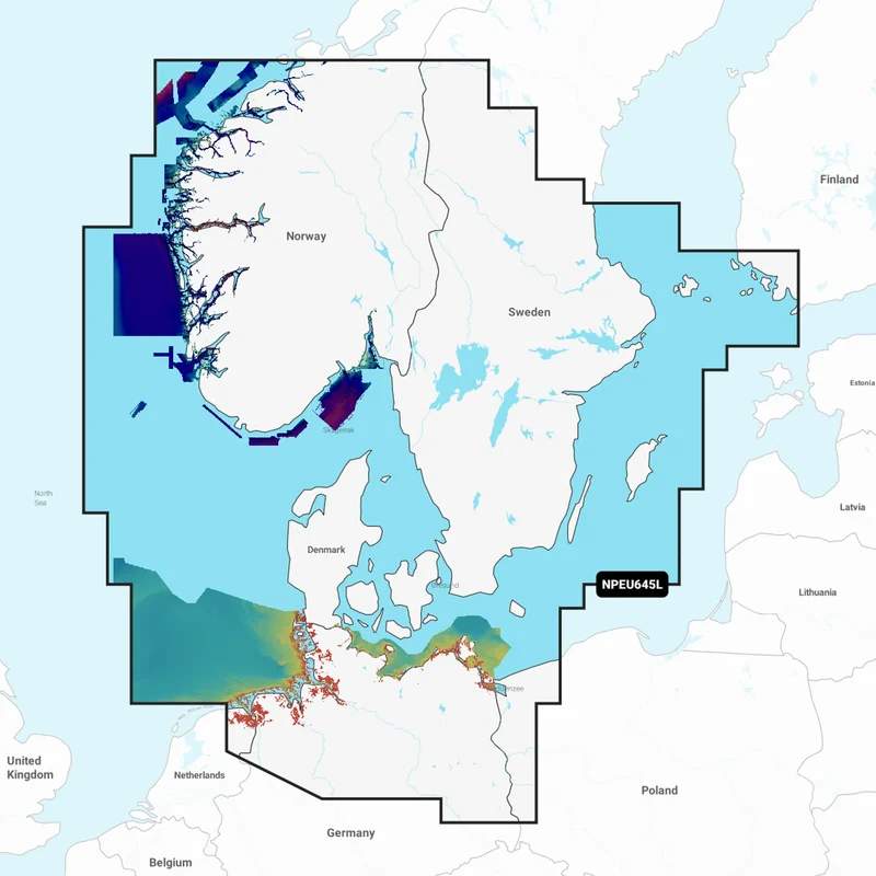 Navionics Platinum+ Large Skagerrak & Kattegat