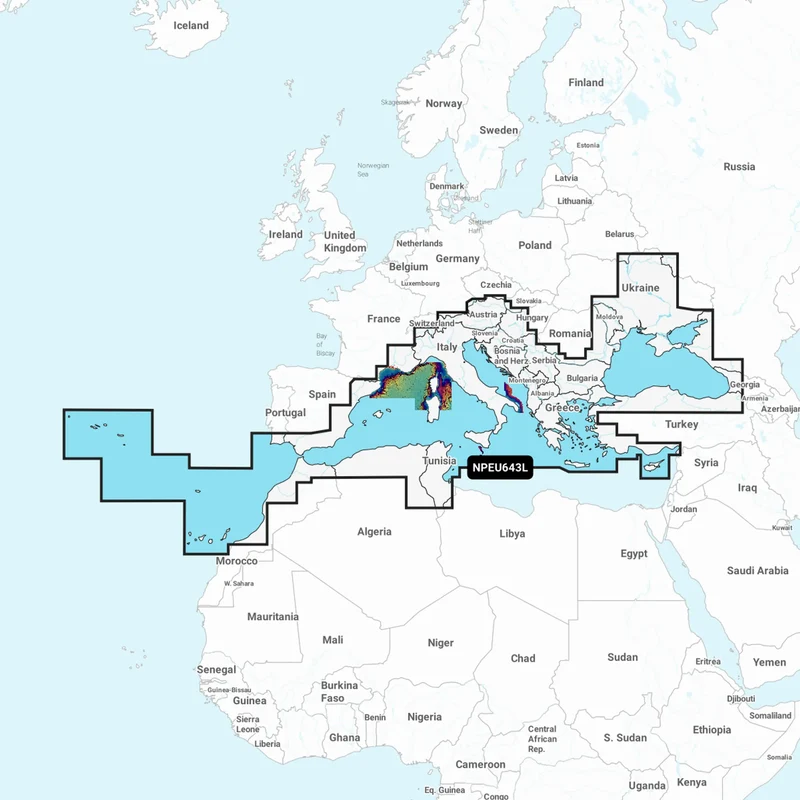 Navionics Platinum+ Large Mediterranean & Black Sea