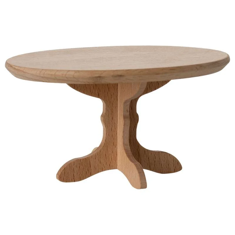Maileg Oval Dining Table - Mouse - Natural