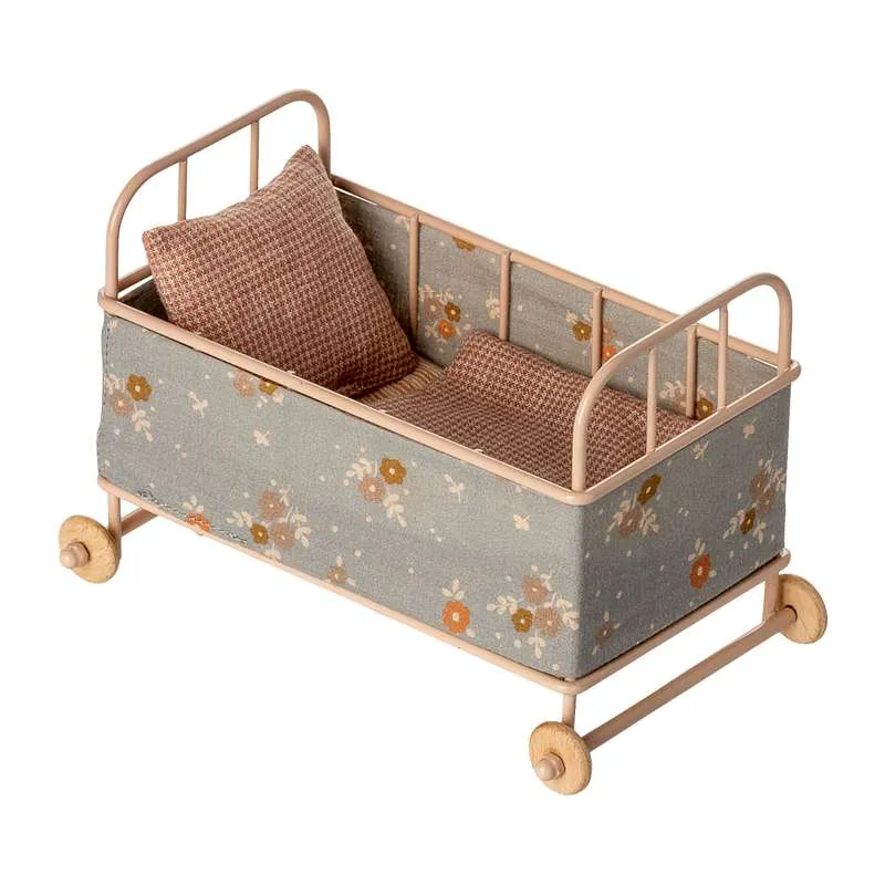 Maileg Crib - Miniature - Powder