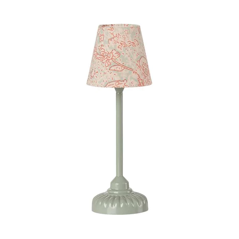 Maileg Vintage Floor Lamp - Mouse - Mint