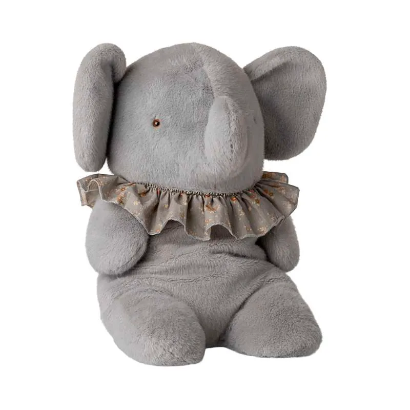 Maileg Play elephant - Large - Blue/Gray