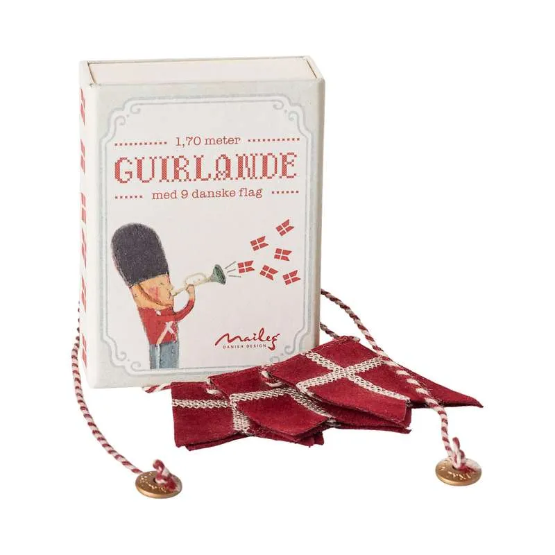 Maileg Dannebrog - Flag garland