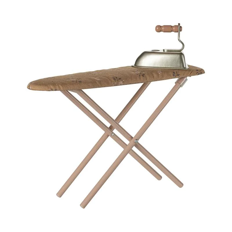 Maileg Iron and Ironing Board - Miniature - Powder