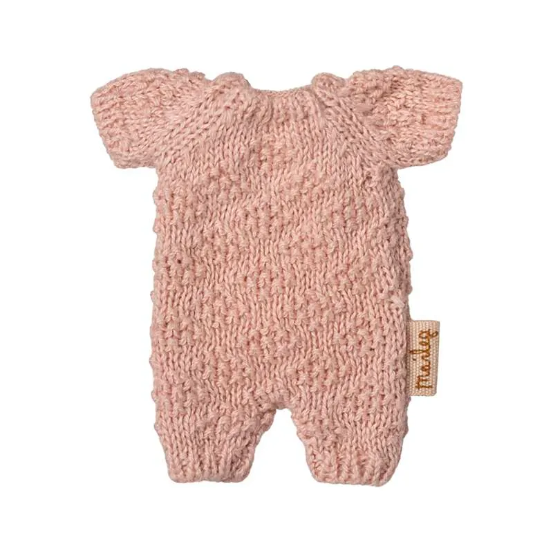 Maileg Knitted Suit - Micro - Pink