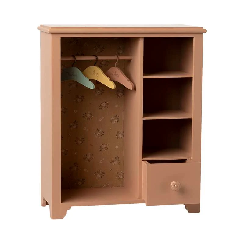 Maileg Skåp - Miniatyr - Mörk Puder