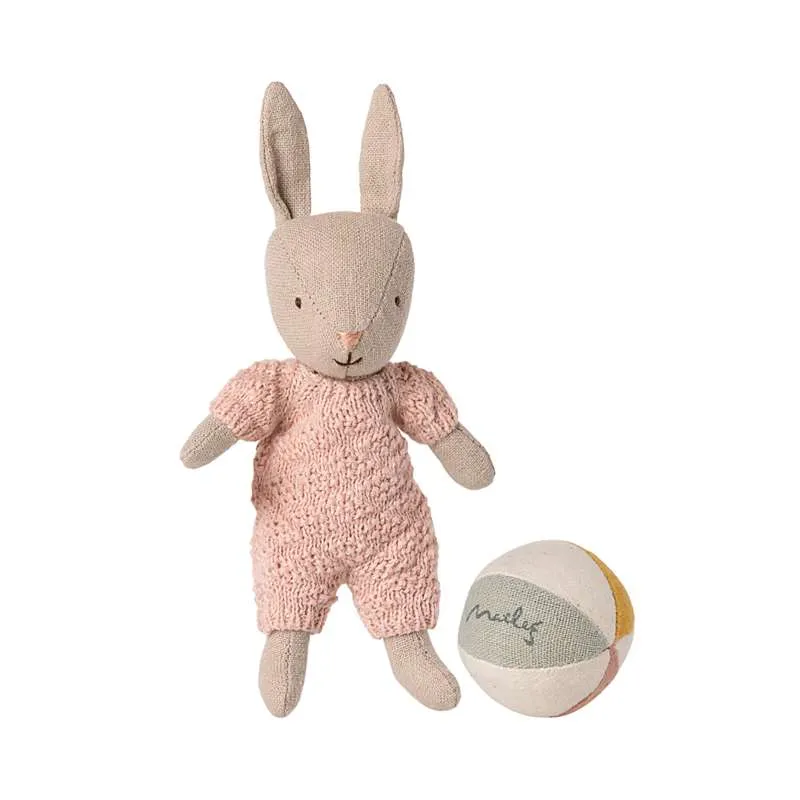 Maileg Kanin Set - Micro - Sand - Rosa