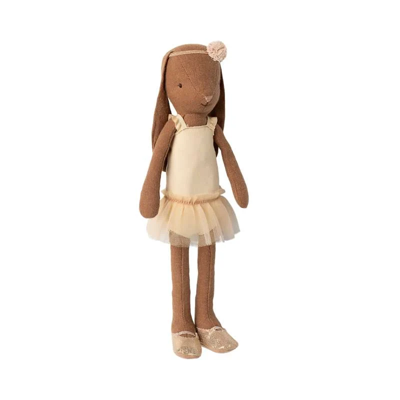 Maileg Rabbit - sz. 2 - Ballet costume and Tulle skirt Cream - Brun