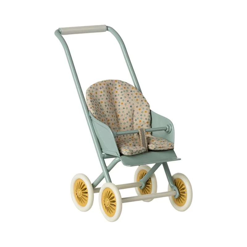 Maileg Stroller - Miniature - Mint