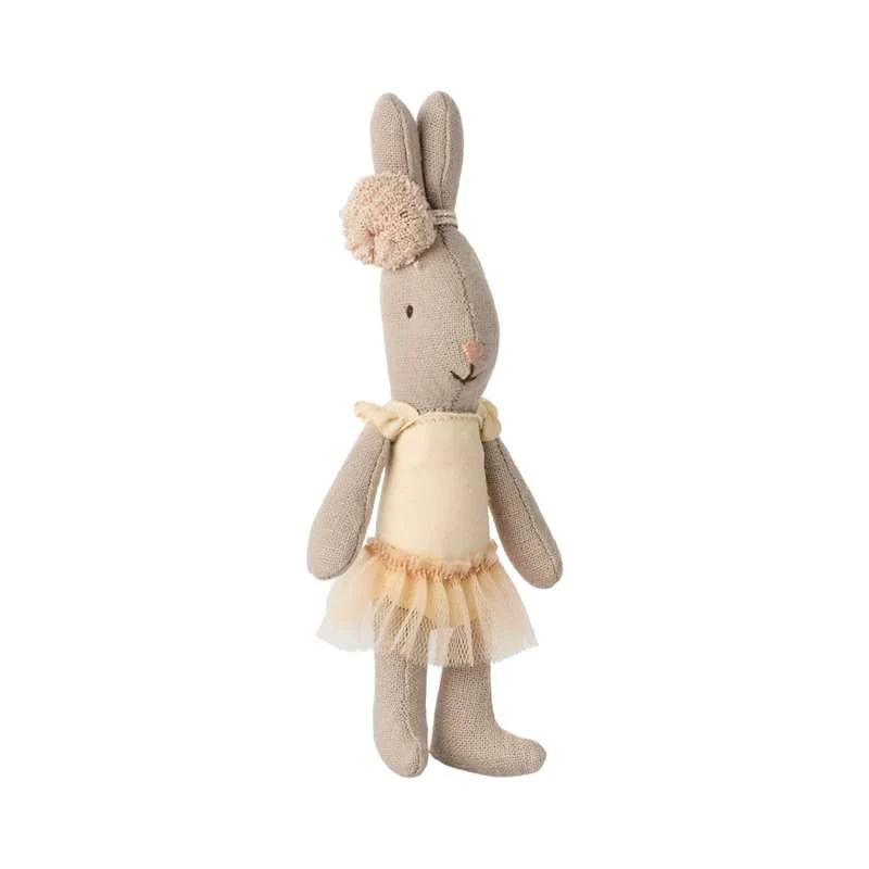 Maileg Rabbit - Micro - Ballet Outfit and Tulle Skirt - Cream
