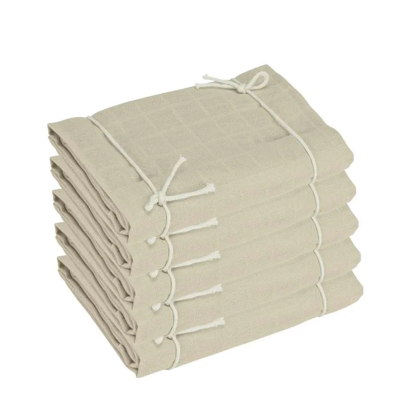 Oh'Naturel Ekologiska Tygblöjor - 5-pack - Sand