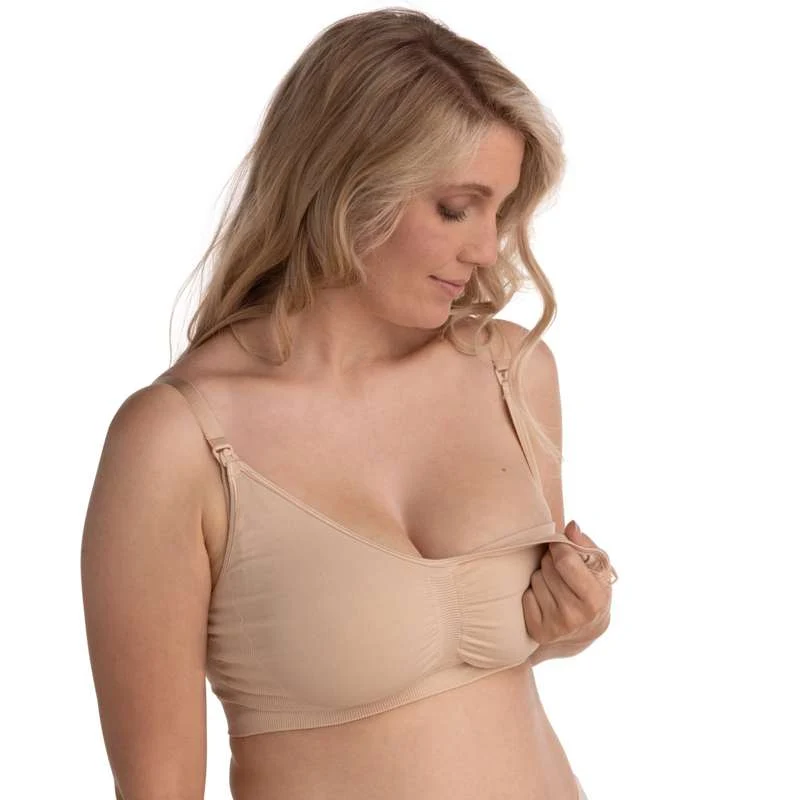 Carriwell New Mum Carri-Gel Nursing Bra Seamless - honey