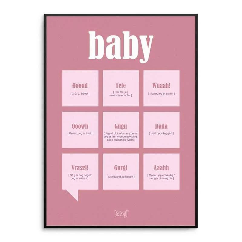 Dialægt Baby girl - flere størrelser